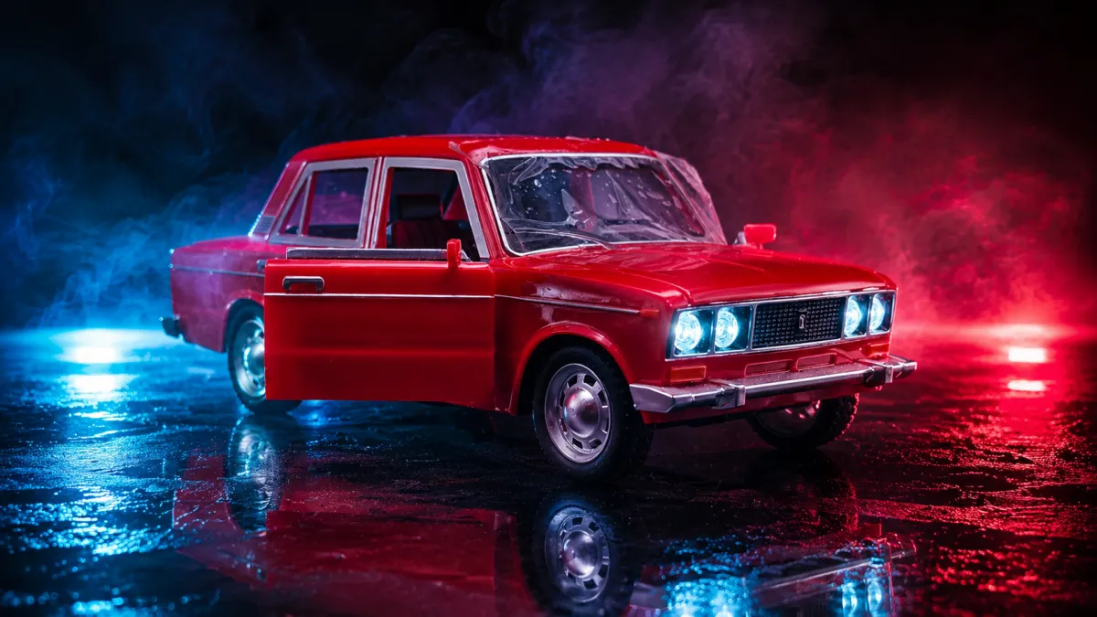 لادا (VAZ) 2106 — أحمر | يو إيه إي دايكاست